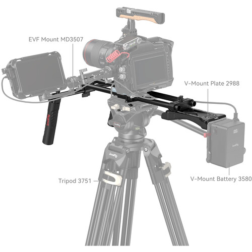 SmallRig Basic Shoulder Rig Kit 2896C - 6